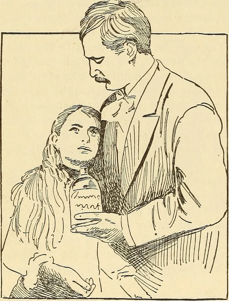 An illustration from Hypnotism, its facts, theories, and related phenomena;, 1893, leaf 303