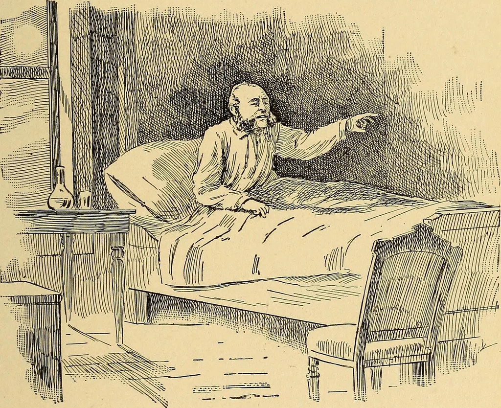 An illustration from Hypnotism, its facts, theories and related phenomena, with explanatory anecdotes, 1900, leaf 210