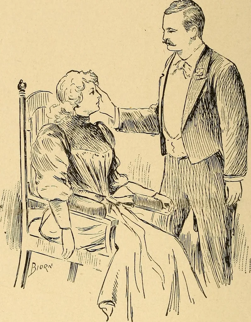 An illustration from Hypnotism, its facts, theories and related phenomena, with explanatory anecdotes, 1900, leaf 245