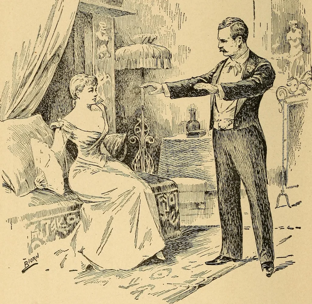 An illustration from Hypnotism, its facts, theories and related phenomena, with explanatory anecdotes, 1900, leaf 253