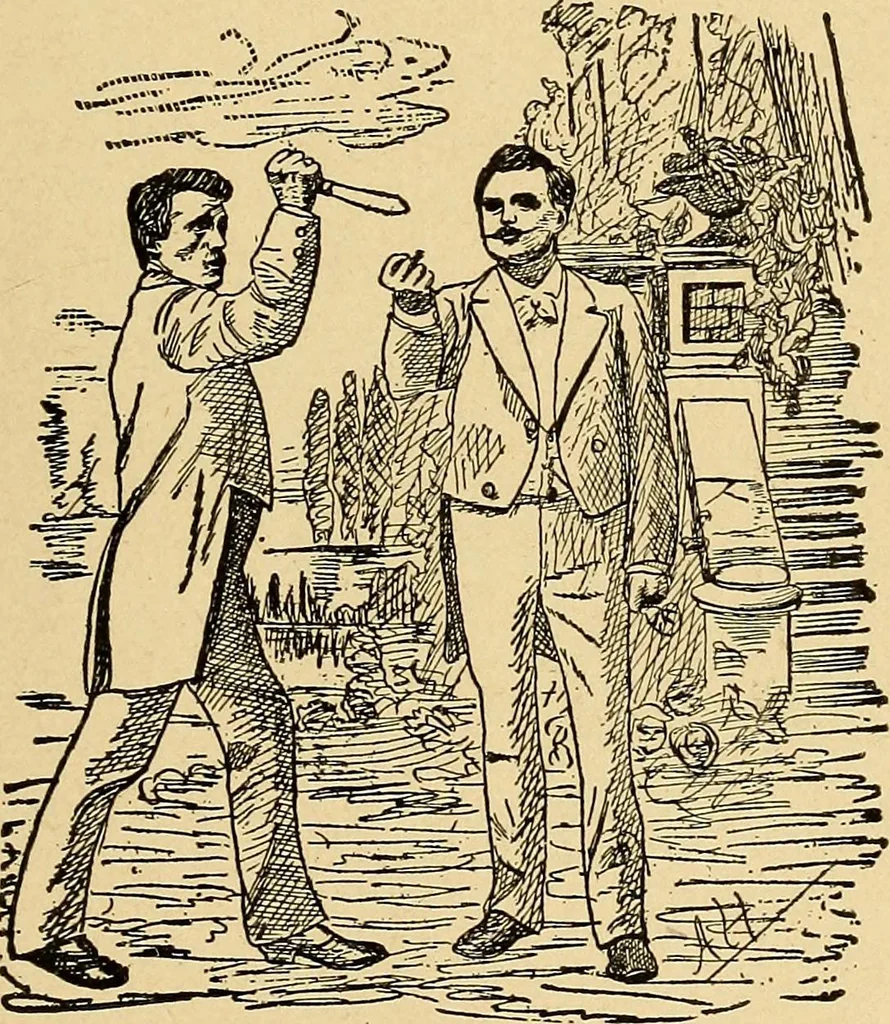 An illustration from Hypnotism, its facts, theories and related phenomena, with explanatory anecdotes, 1900, leaf 254