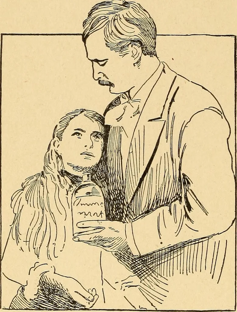 An illustration from Hypnotism, its facts, theories and related phenomena, with explanatory anecdotes, 1900, leaf 293