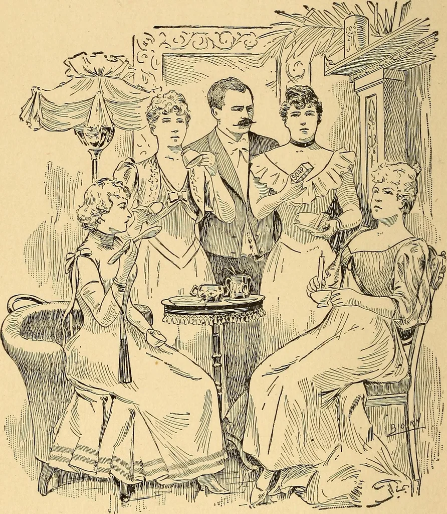 An illustration from Hypnotism, its facts, theories and related phenomena, with explanatory anecdotes, 1900, leaf 33