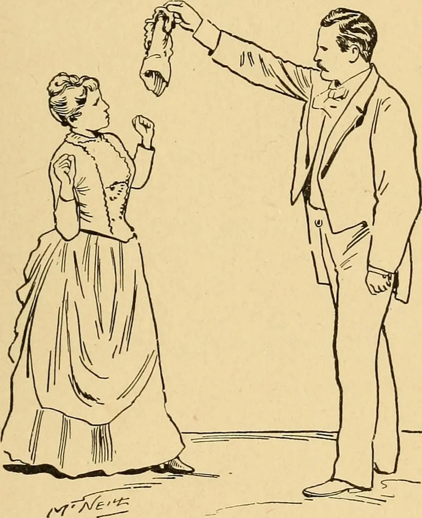 An illustration from Hypnotism, its facts, theories and related phenomena, with explanatory anecdotes, 1900, leaf 42
