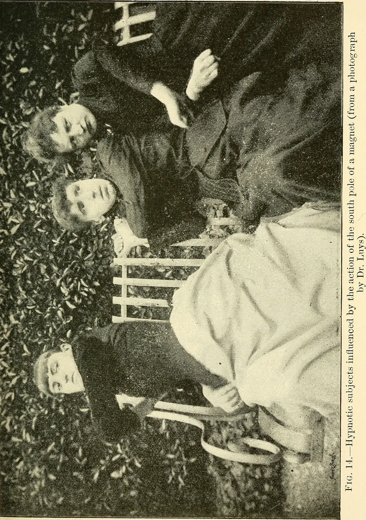 An illustration from Hypnotism, mesmerism and the new witchcraft, 1896, leaf 116