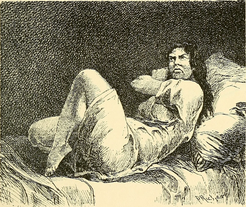 An illustration from Hypnotism, mesmerism and the new witchcraft, 1896, leaf 66