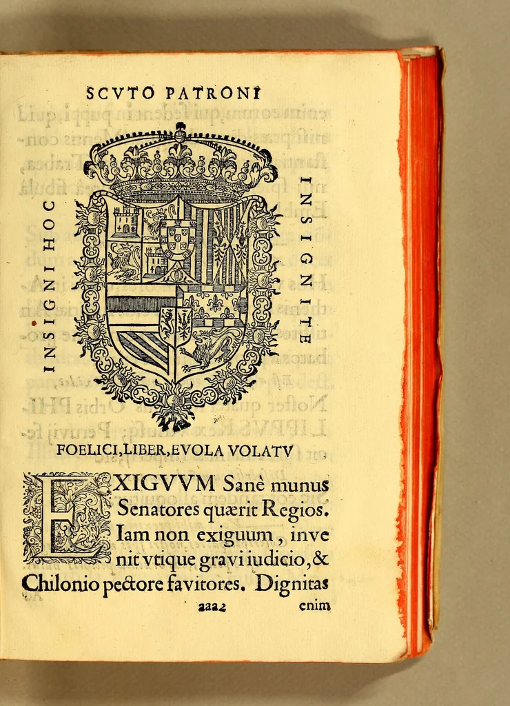 An illustration from Hypomnema apologeticum pro regali Academia Limensi in Lipsianam periodum. : Ad Limensem regium senatum: regios iudices: conscriptos senatores. Accedunt dissertatiunculae gymnasticæ palæstricæ, canonico-legales, aut promiscuæ: partim extemporaneæ, expolitæ, & vtiles; ceu res ipsa ostendet. Authore D.D. Didaco de Leon Pinelo .., 1648, leaf 27
