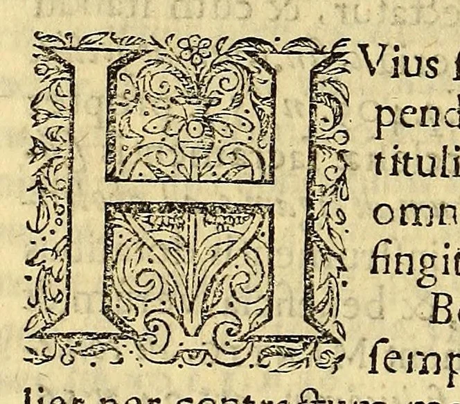 An illustration from Hypomnema apologeticum pro regali Academia Limensi in Lipsianam periodum. : Ad Limensem regium senatum: regios iudices: conscriptos senatores. Accedunt dissertatiunculae gymnasticæ palæstricæ, canonico-legales, aut promiscuæ: partim extemporaneæ, expolitæ, & vtiles; ceu res ipsa ostendet. Authore D.D. Didaco de Leon Pinelo .., 1648, leaf 338