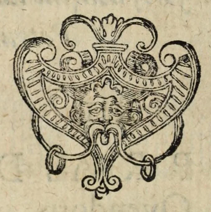 An illustration from Hypotyposis arcivm, palatiorum, librorum, pyramidum, obeliscorum, cipporum, molarum, fontium, monumentorum & epitaphiorum, ab illustri & strenuo viro Henrico Ranzovio, prorege & equite Holsato, conditorum : cum nonnullis eorum ectypis ligneis, & in fine additis epigrammatibus, 1591, leaf 72