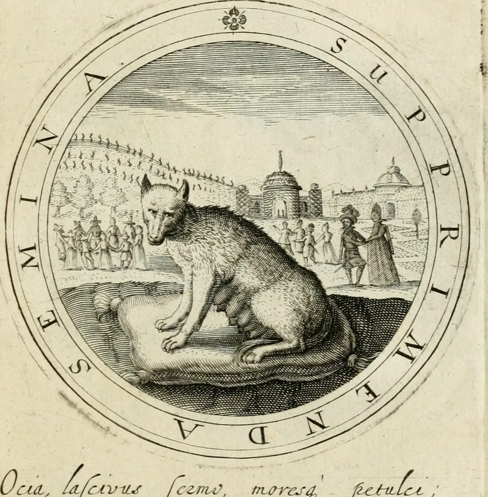 An illustration from Iacobi â Bruck Angermundt cogn. Sil. Emblemata moralia & bellica : nunc recens in lucem edita, 1615, leaf 68