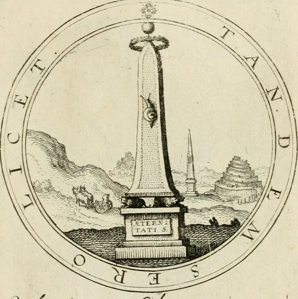 An illustration from Iacobi â Bruck Angermundt cogn. Sil. Emblemata moralia & bellica : nunc recens in lucem edita, 1615, leaf 78