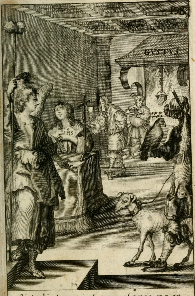 An illustration from Iacobi Balde è Societate Jesu Urania victrix, 1663, leaf 226