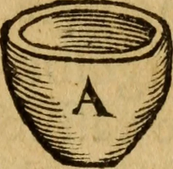 An illustration from Iacobi Bessoni De absoluta ratione extrahendi olea, & aquas è medicamentis simplicibus : accepta olim à quodam empirico, postea uero ab eodem Bessono locupletata, & rationibus experime[n]tisq[ue] confirmata, liber, 1559, leaf 16