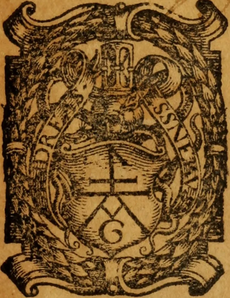 An illustration from Iacobi Bessoni De absoluta ratione extrahendi olea, & aquas è medicamentis simplicibus : accepta olim à quodam empirico, postea uero ab eodem Bessono locupletata, & rationibus experime[n]tisq[ue] confirmata, liber, 1559, leaf 2
