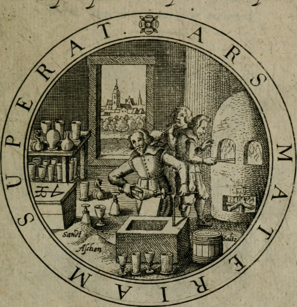 An illustration from Iacobi Bornitii I.C. Emblematum sacrorum et civilium miscellaneorum : sylloge prior [-posterior], 1659, leaf 110