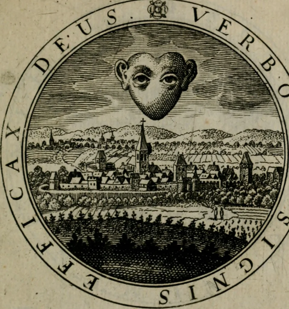An illustration from Iacobi Bornitii I.C. Emblematum sacrorum et civilium miscellaneorum : sylloge prior [-posterior], 1659, leaf 116
