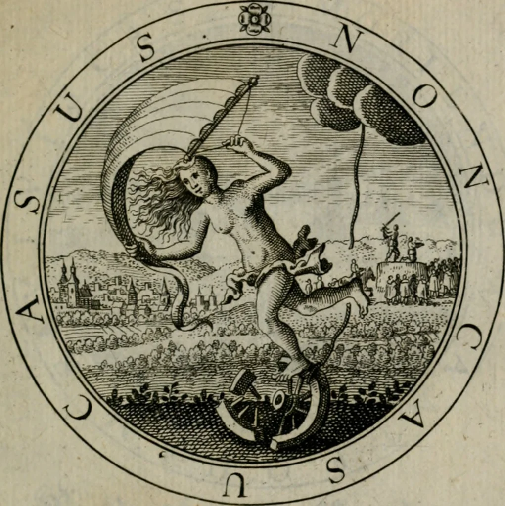 An illustration from Iacobi Bornitii I.C. Emblematum sacrorum et civilium miscellaneorum : sylloge prior [-posterior], 1659, leaf 124