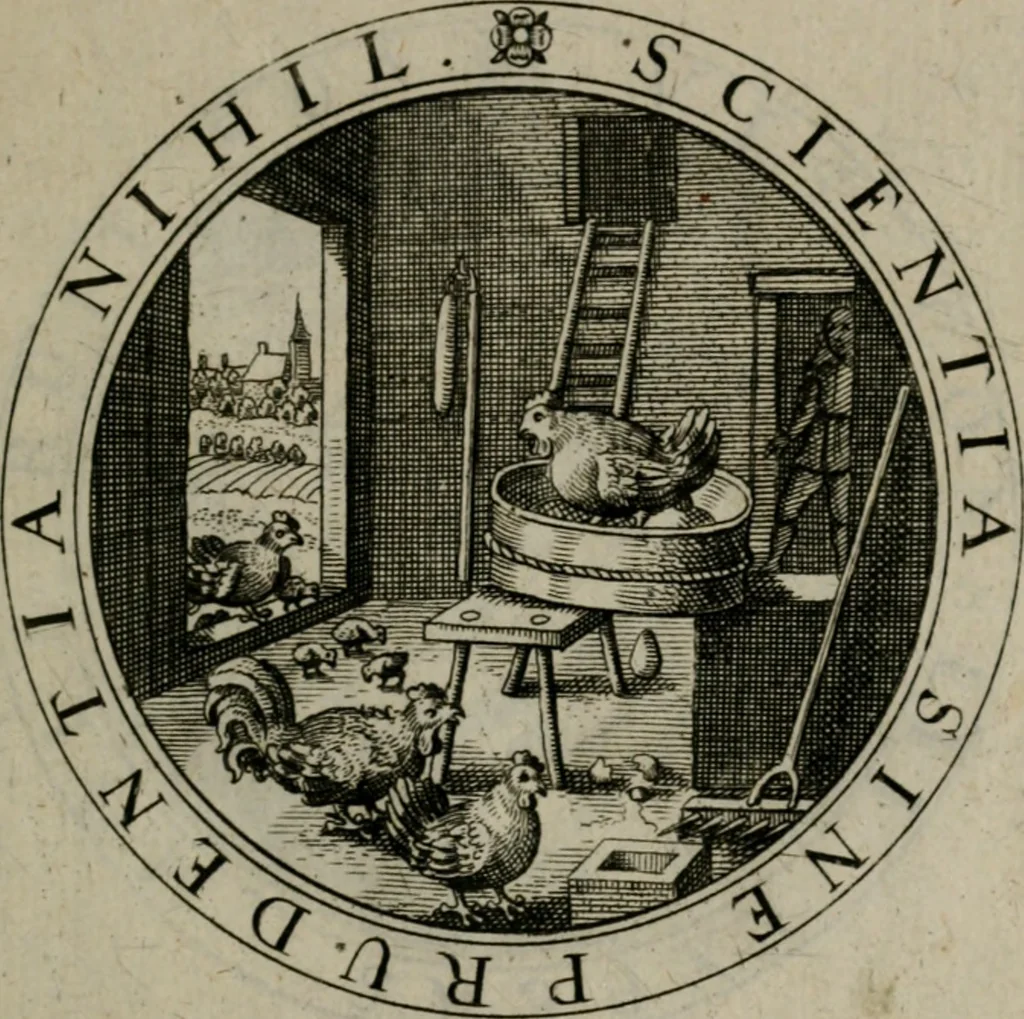 An illustration from Iacobi Bornitii I.C. Emblematum sacrorum et civilium miscellaneorum : sylloge prior [-posterior], 1659, leaf 152