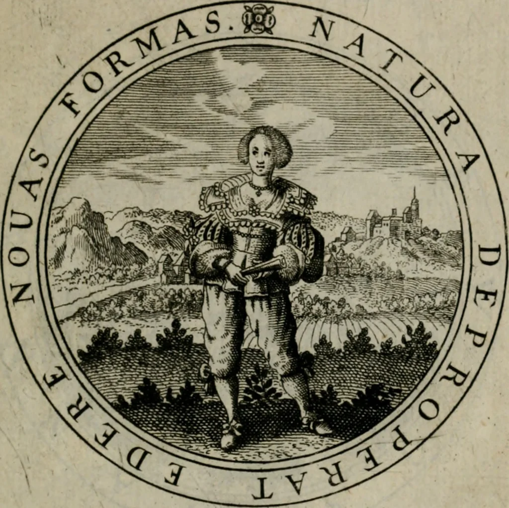 An illustration from Iacobi Bornitii I.C. Emblematum sacrorum et civilium miscellaneorum : sylloge prior [-posterior], 1659, leaf 156