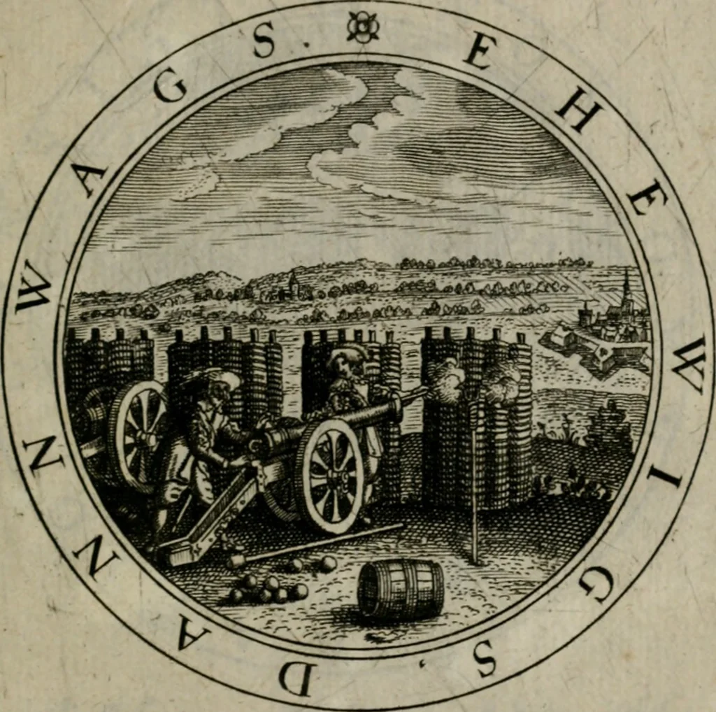An illustration from Iacobi Bornitii I.C. Emblematum sacrorum et civilium miscellaneorum : sylloge prior [-posterior], 1659, leaf 158