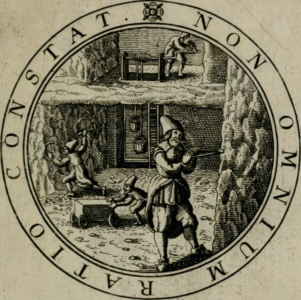 An illustration from Iacobi Bornitii I.C. Emblematum sacrorum et civilium miscellaneorum : sylloge prior [-posterior], 1659, leaf 160