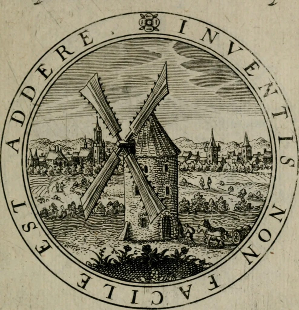An illustration from Iacobi Bornitii I.C. Emblematum sacrorum et civilium miscellaneorum : sylloge prior [-posterior], 1659, leaf 166