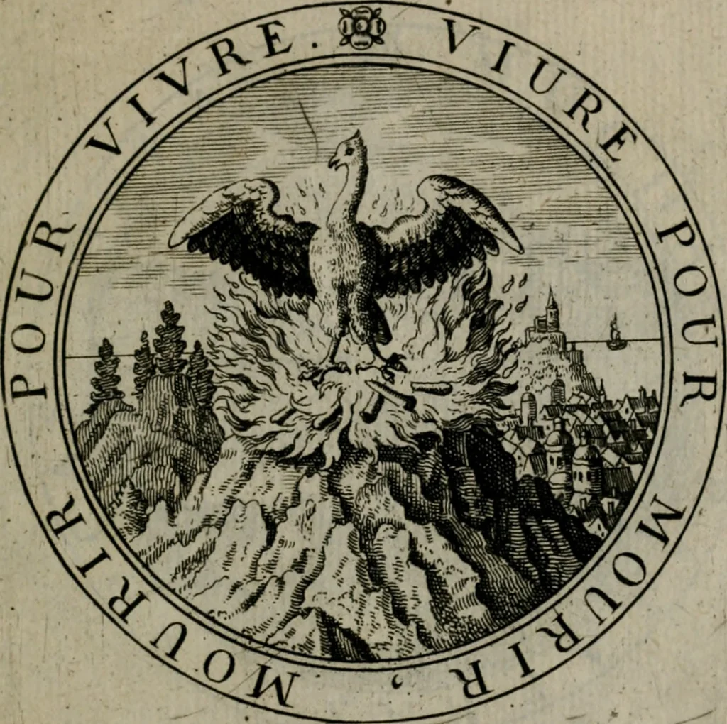 An illustration from Iacobi Bornitii I.C. Emblematum sacrorum et civilium miscellaneorum : sylloge prior [-posterior], 1659, leaf 198