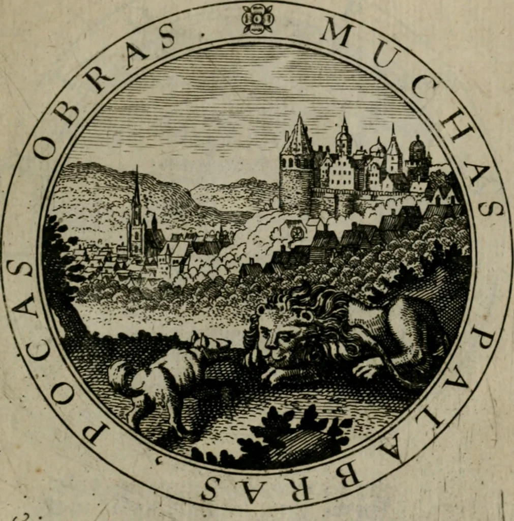 An illustration from Iacobi Bornitii I.C. Emblematum sacrorum et civilium miscellaneorum : sylloge prior [-posterior], 1659, leaf 200