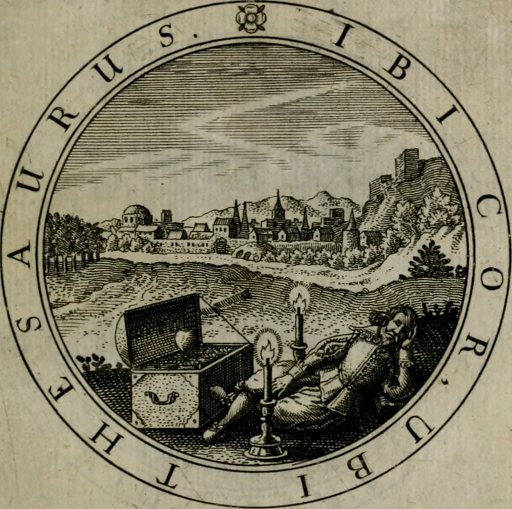 An illustration from Iacobi Bornitii I.C. Emblematum sacrorum et civilium miscellaneorum : sylloge prior [-posterior], 1659, leaf 26