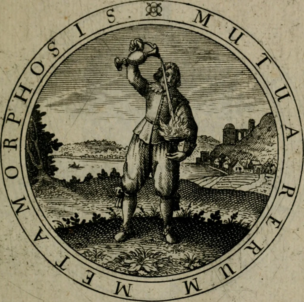 An illustration from Iacobi Bornitii I.C. Emblematum sacrorum et civilium miscellaneorum : sylloge prior [-posterior], 1659, leaf 46