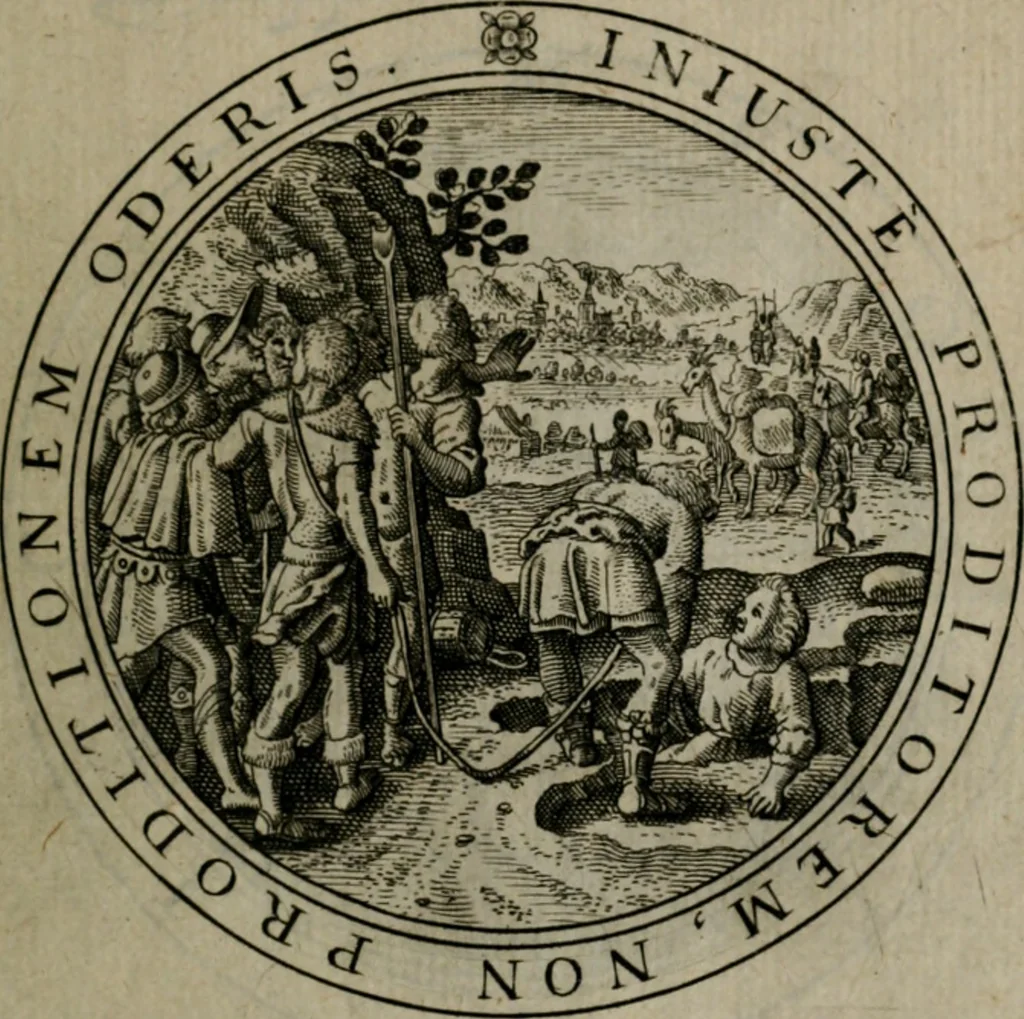 An illustration from Iacobi Bornitii I.C. Emblematum sacrorum et civilium miscellaneorum : sylloge prior [-posterior], 1659, leaf 78