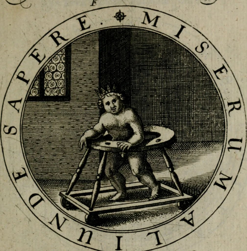 An illustration from Iacobi Bornitii I.C. Emblematum sacrorum et civilium miscellaneorum : sylloge prior [-posterior], 1659, leaf 98