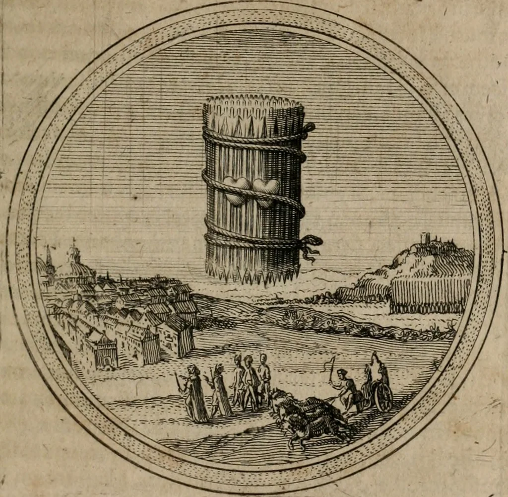 An illustration from Iacobi â Bruck Angermunt cogn. Emblemata Politica : Quibus ea, quæ ad principatum spectant, breviter demonstrantur, singuloru[m] verò explicatio fusius proponitur ; Opus novum, 1618, leaf 178