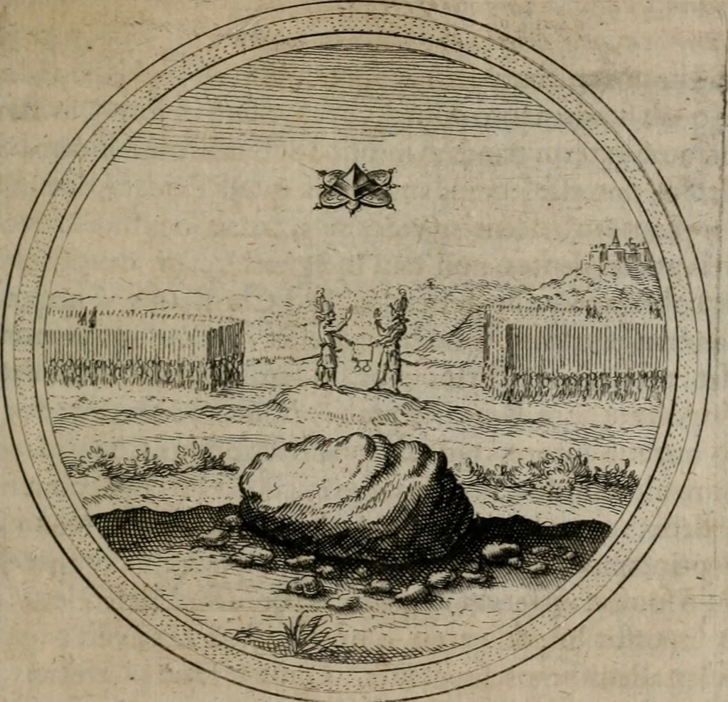 An illustration from Iacobi â Bruck Angermunt cogn. Emblemata Politica : Quibus ea, quæ ad principatum spectant, breviter demonstrantur, singuloru[m] verò explicatio fusius proponitur ; Opus novum, 1618, leaf 186