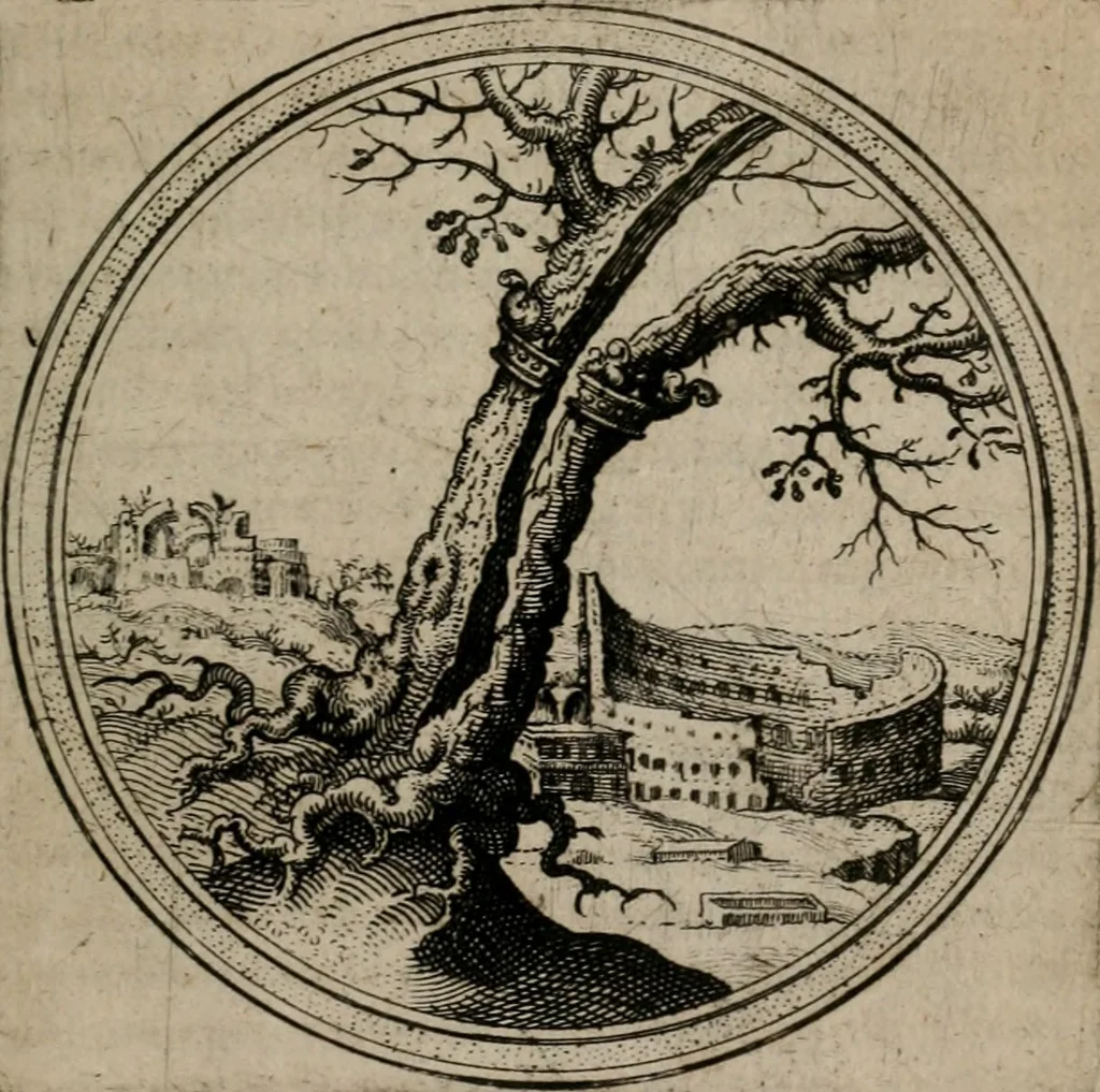 An illustration from Iacobi â Bruck Angermunt cogn. Emblemata Politica : Quibus ea, quæ ad principatum spectant, breviter demonstrantur, singuloru[m] verò explicatio fusius proponitur ; Opus novum, 1618, leaf 226