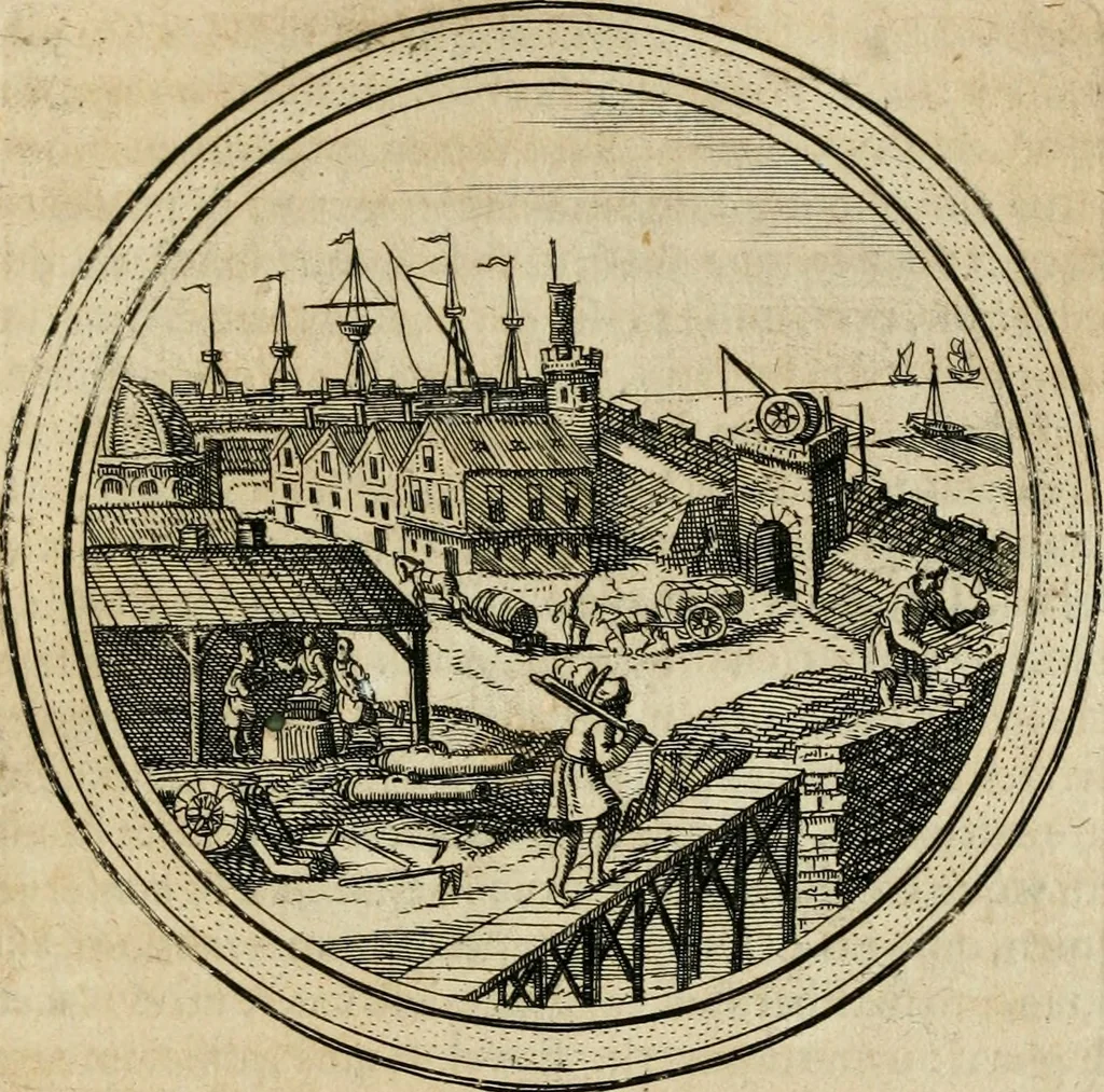 An illustration from Iacobi â Bruck Angermunt cogn. Emblemata politica : quibus ea, quae ad principatum spectant breviter demonstrantur singuloru[m] verò explicatio fusius proponitur : opus novum, 1618, leaf 112