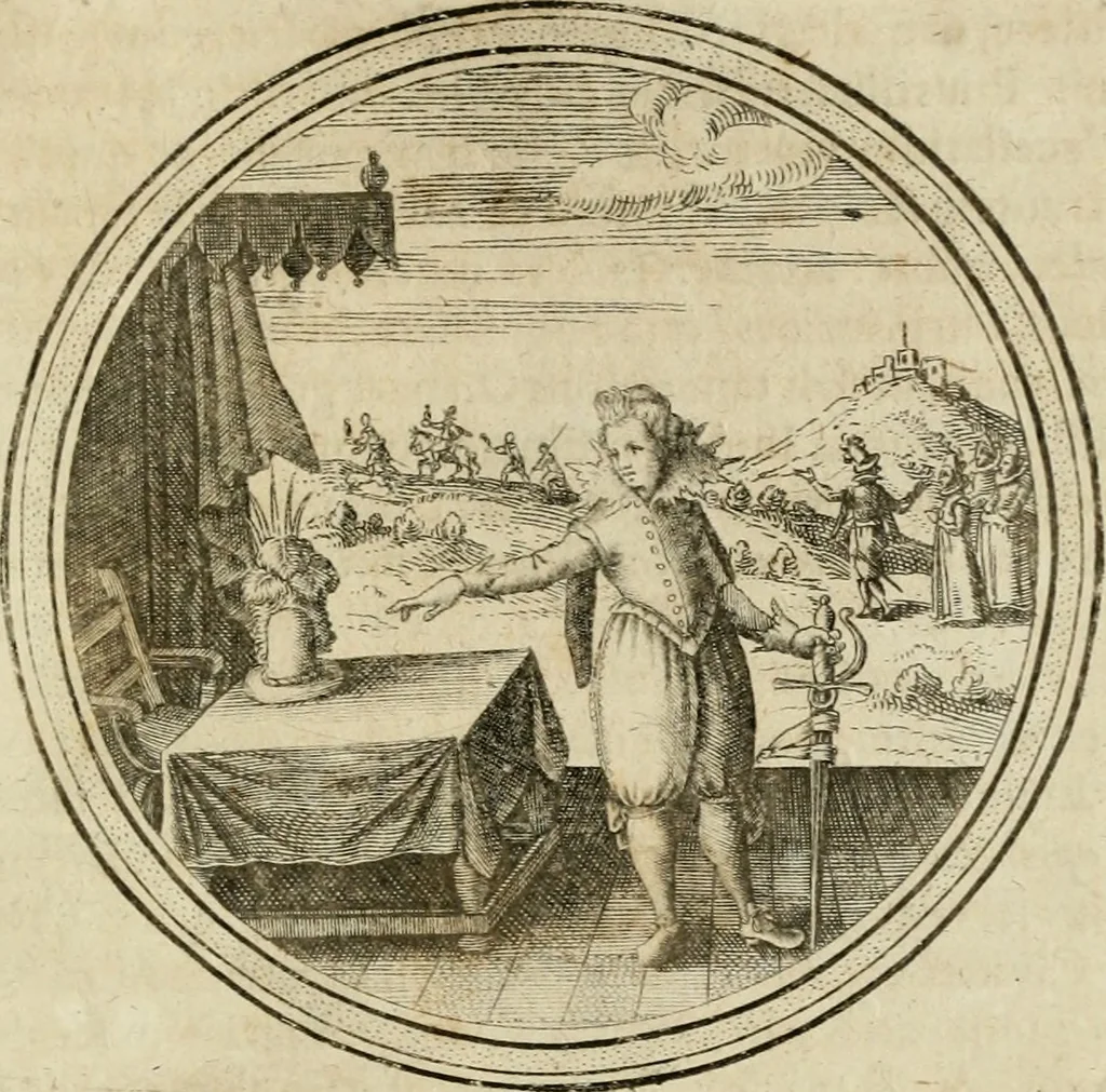 An illustration from Iacobi â Bruck Angermunt cogn. Emblemata politica : quibus ea, quae ad principatum spectant breviter demonstrantur singuloru[m] verò explicatio fusius proponitur : opus novum, 1618, leaf 116