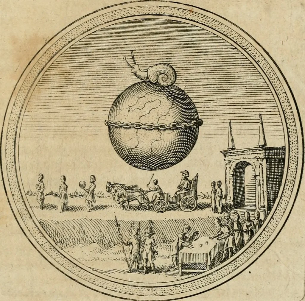 An illustration from Iacobi â Bruck Angermunt cogn. Emblemata politica : quibus ea, quae ad principatum spectant breviter demonstrantur singuloru[m] verò explicatio fusius proponitur : opus novum, 1618, leaf 168