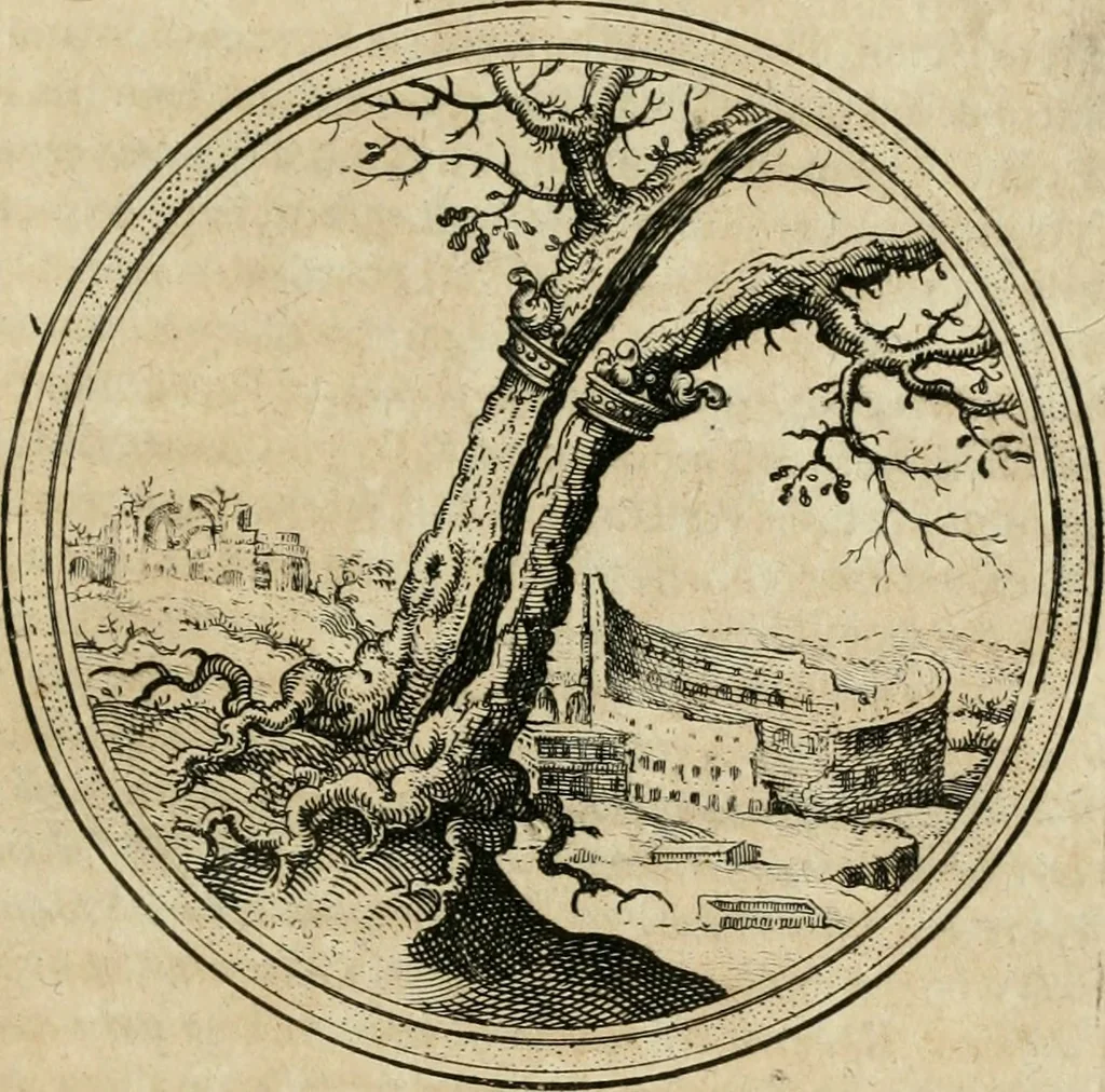 An illustration from Iacobi â Bruck Angermunt cogn. Emblemata politica : quibus ea, quae ad principatum spectant breviter demonstrantur singuloru[m] verò explicatio fusius proponitur : opus novum, 1618, leaf 224