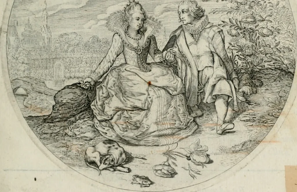An illustration from Iacobi Catzii ... Silenus Alcibiades, sive Proteus:, 1618, leaf 102