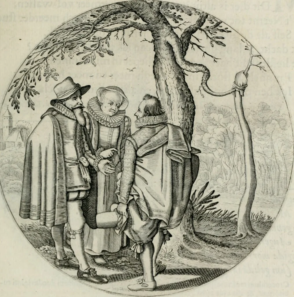 An illustration from Iacobi Catzii ... Silenus Alcibiades, sive Proteus:, 1618, leaf 130