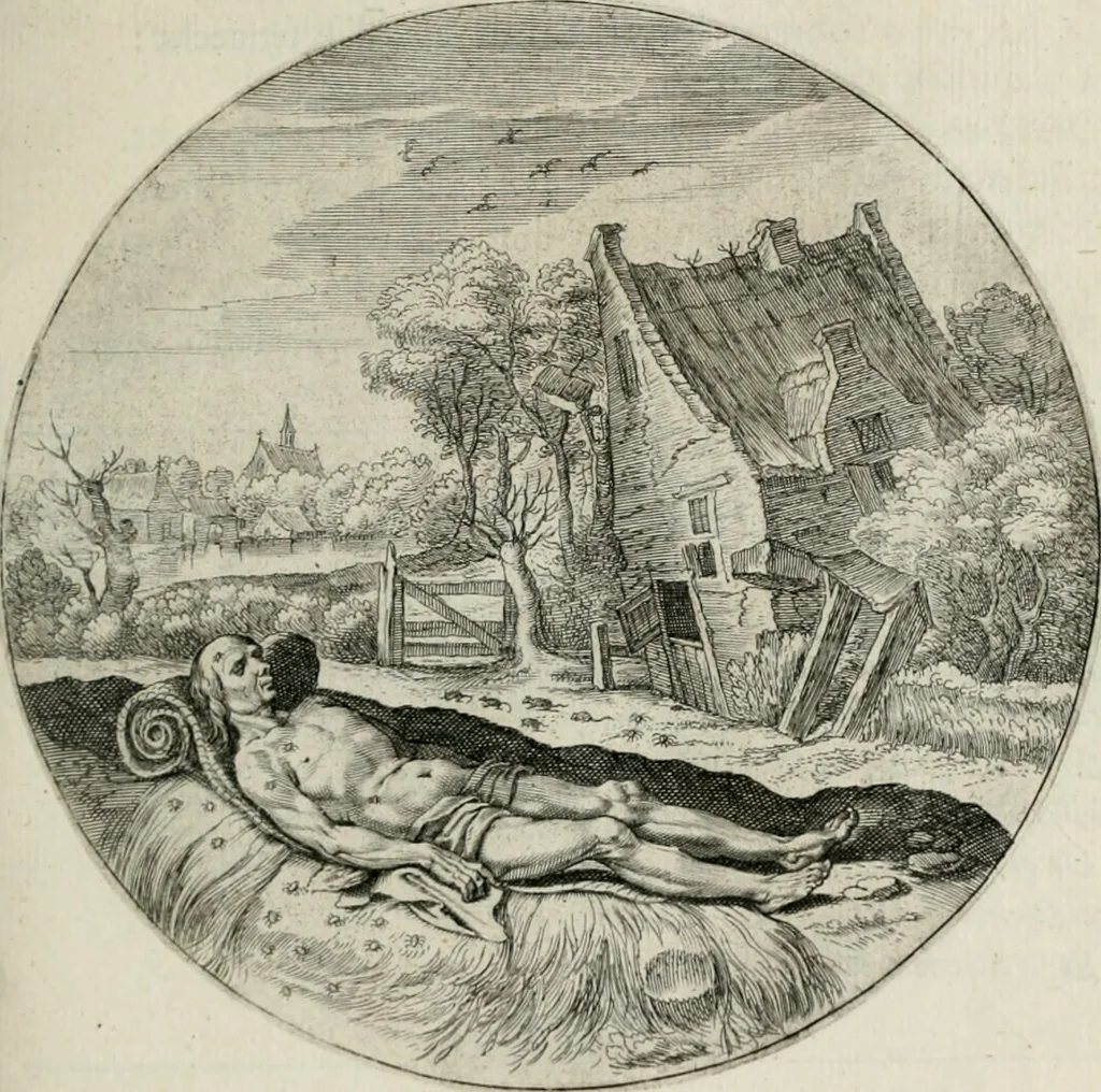 An illustration from Iacobi Catzii ... Silenus Alcibiades, sive Proteus:, 1618, leaf 142