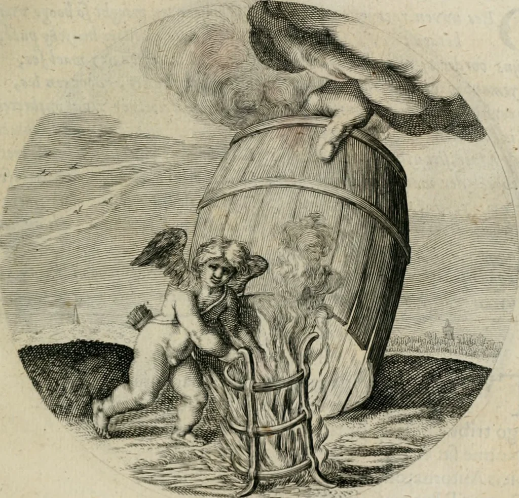 An illustration from Iacobi Catzii ... Silenus Alcibiades, sive Proteus:, 1618, leaf 408