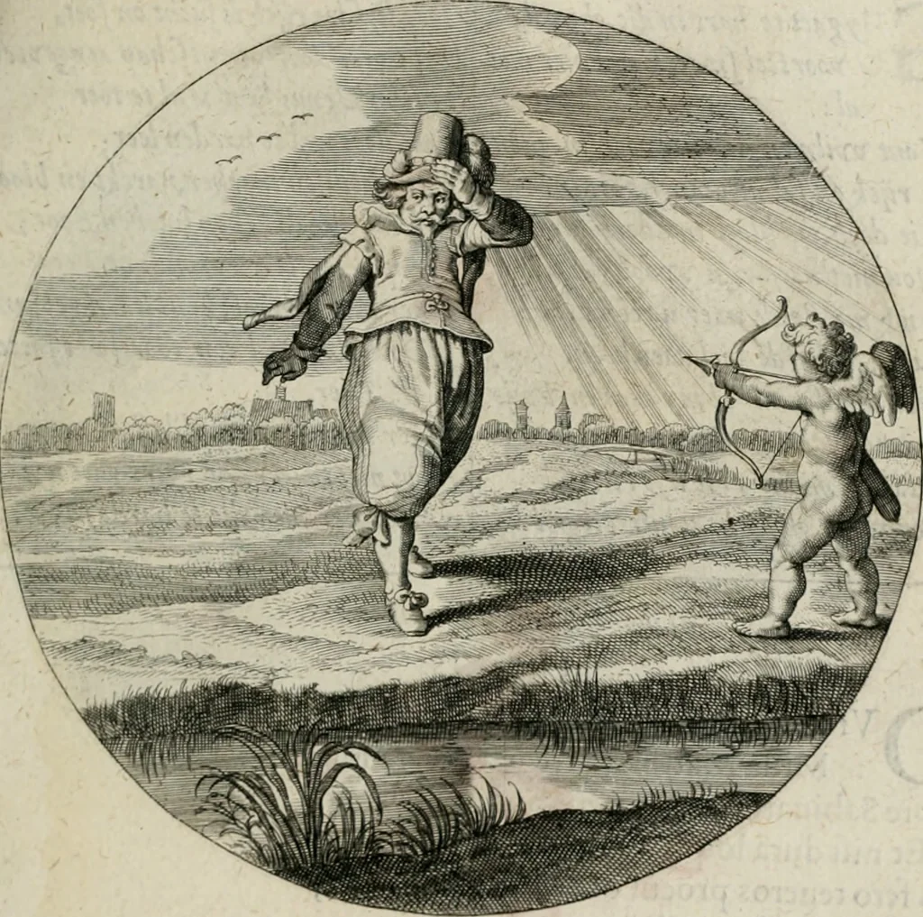 An illustration from Iacobi Catzii ... Silenus Alcibiades, sive Proteus:, 1618, leaf 438