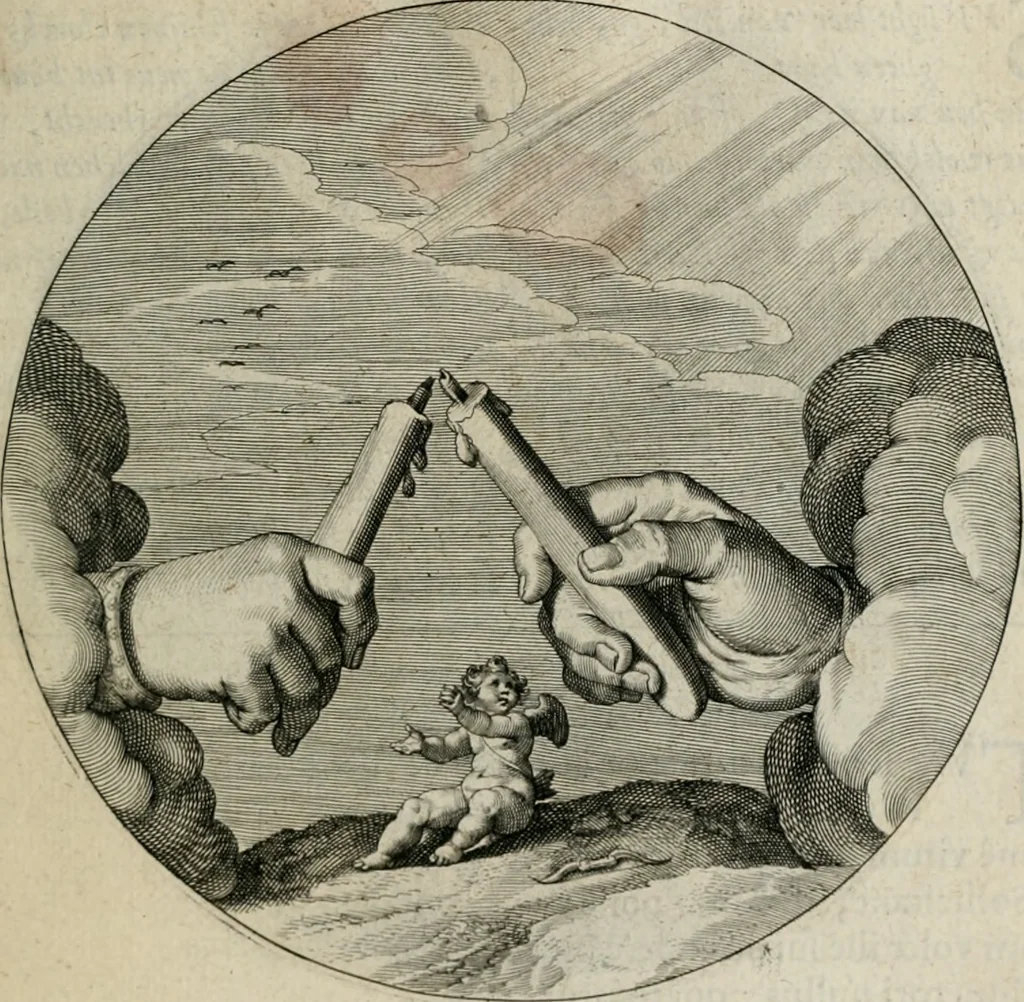 An illustration from Iacobi Catzii ... Silenus Alcibiades, sive Proteus:, 1618, leaf 472