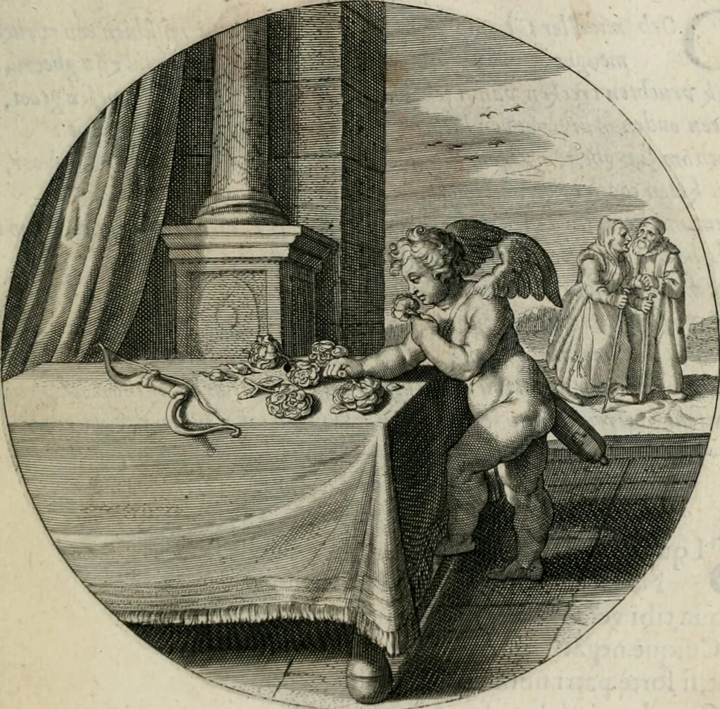 An illustration from Iacobi Catzii ... Silenus Alcibiades, sive Proteus:, 1618, leaf 480