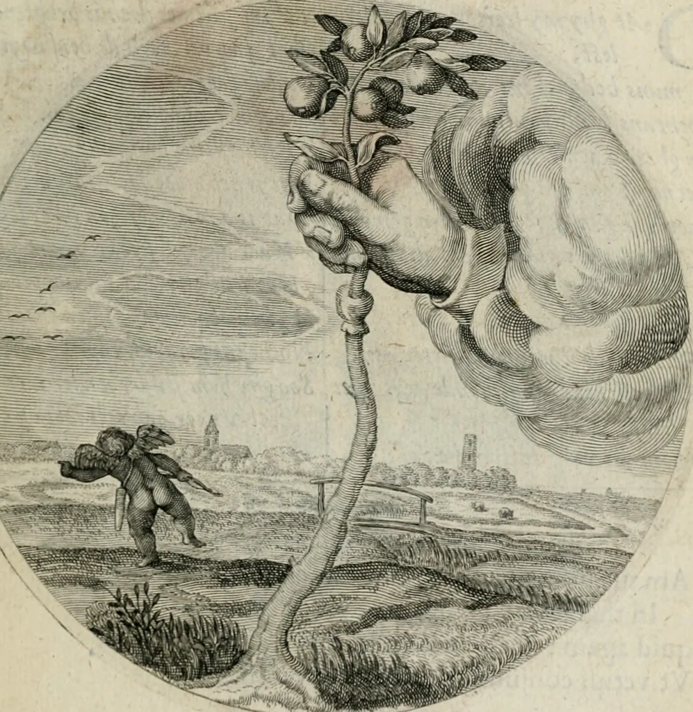 An illustration from Iacobi Catzii ... Silenus Alcibiades, sive Proteus:, 1618, leaf 484