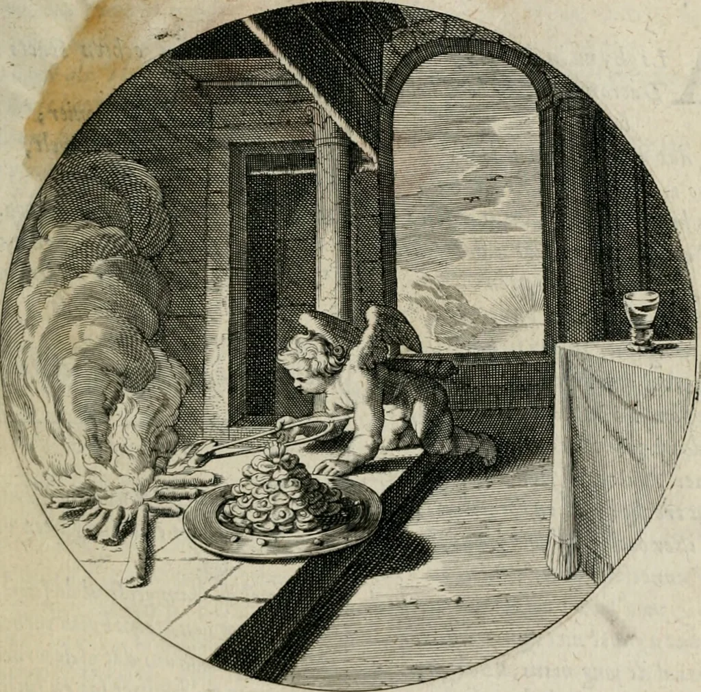 An illustration from Iacobi Catzii ... Silenus Alcibiades, sive Proteus:, 1618, leaf 486