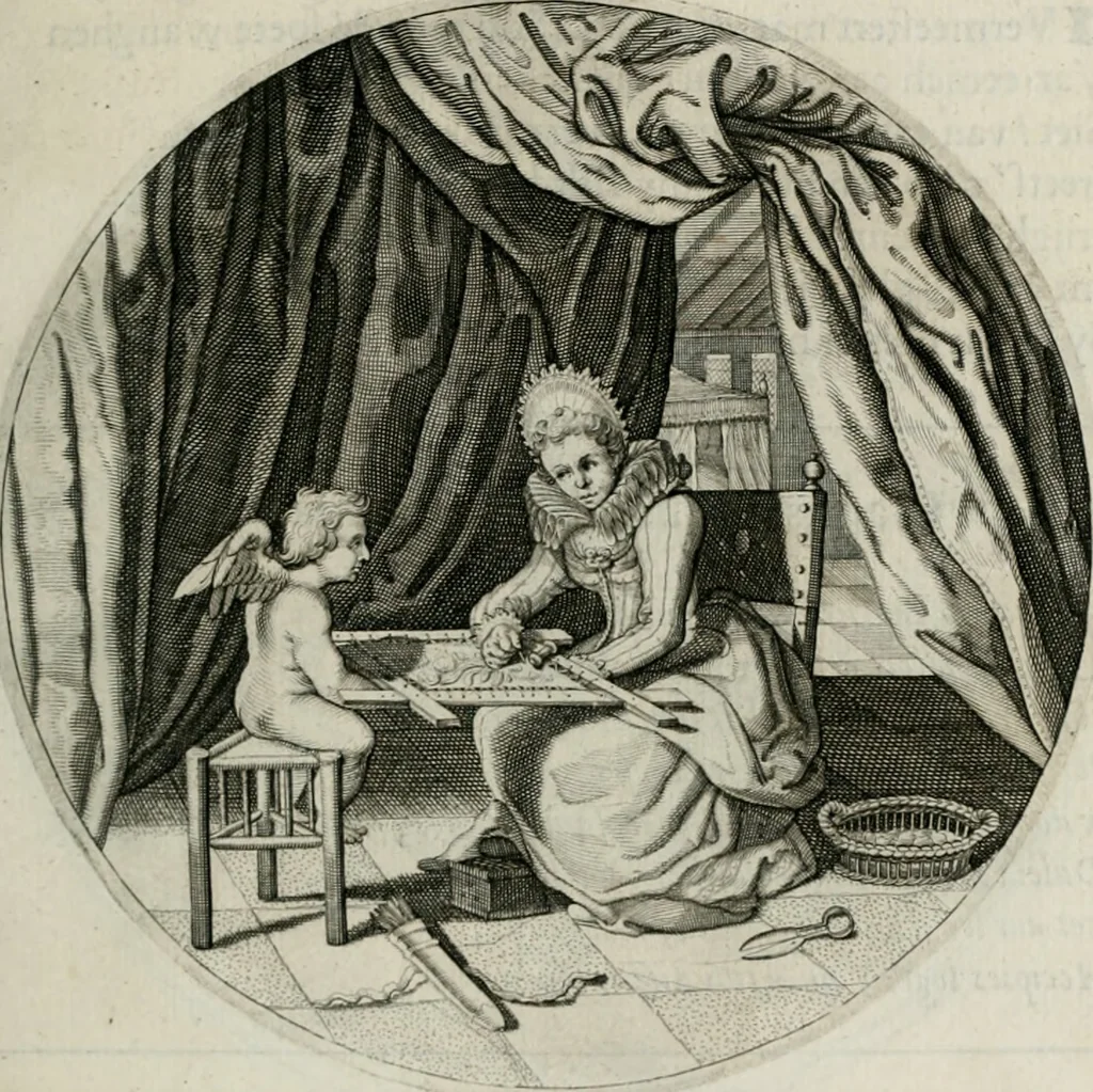An illustration from Iacobi Catzii ... Silenus Alcibiades, sive Proteus:, 1618, leaf 58