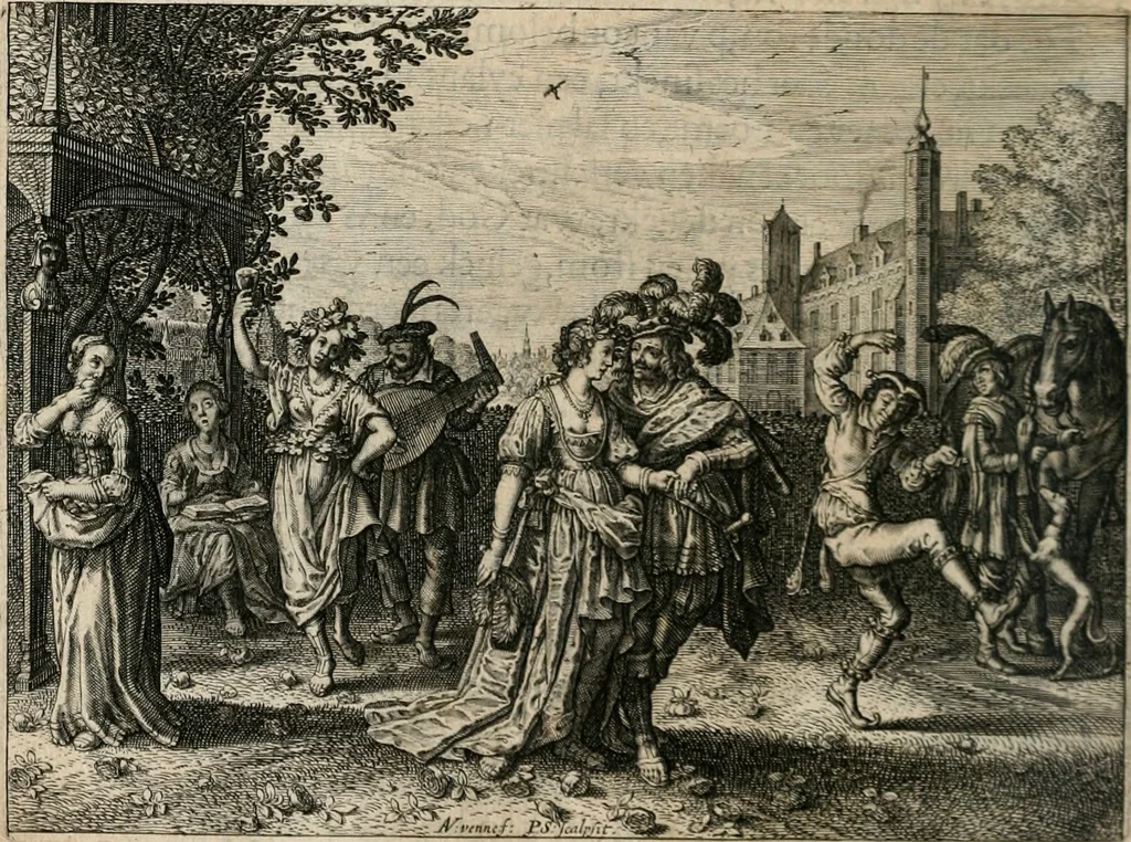 An illustration from Iacobi Catzii ... Silenus Alcibiades, sive Proteus:, 1618, leaf 593